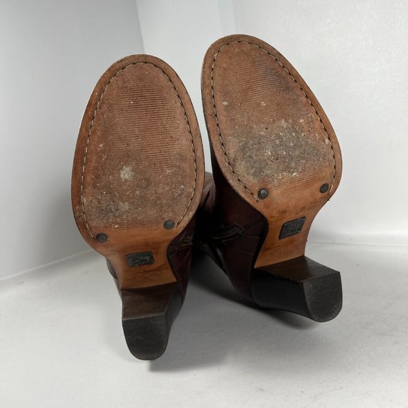 Frye Womens Julia 77435 Brown Leather Zipper Equestrian Riding Boots Size 7 B - Picture 7 of 11